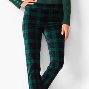 Old Navy Straight Leg Pixie Pants Plaid